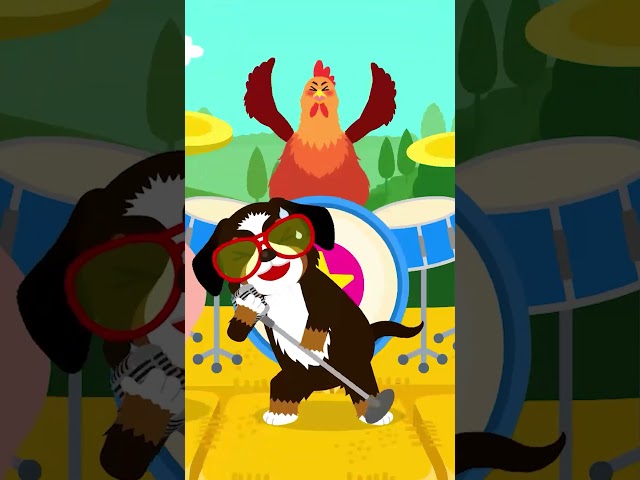 #shorts  Animal Fart Music Band| Cool Sheep | Animal Song | Nursery Rhymes & Kids Songs