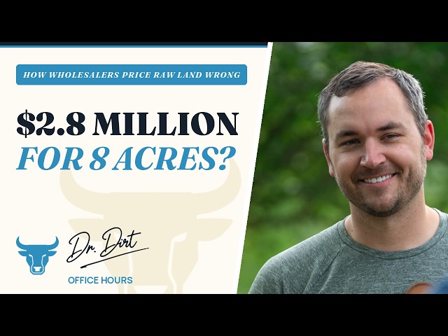 The Auction Stopped at $28,000 an Acre. Here Is Why. | Dr. Dirt Office Hours Ep. 23