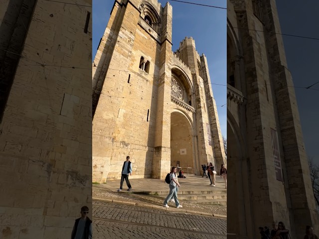 Lisbon's Most Historic Cathedral Se de Lisboa #portugal #lisbontravel #wanderlust
