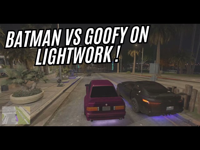 Batman vs Goofy on Lightwork INSANE BATTLE! | GTA 5 RP NoPixel 4.0