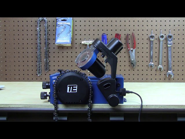 Start Automatically Sharpening Chainsaw Cutter heads (9/13)