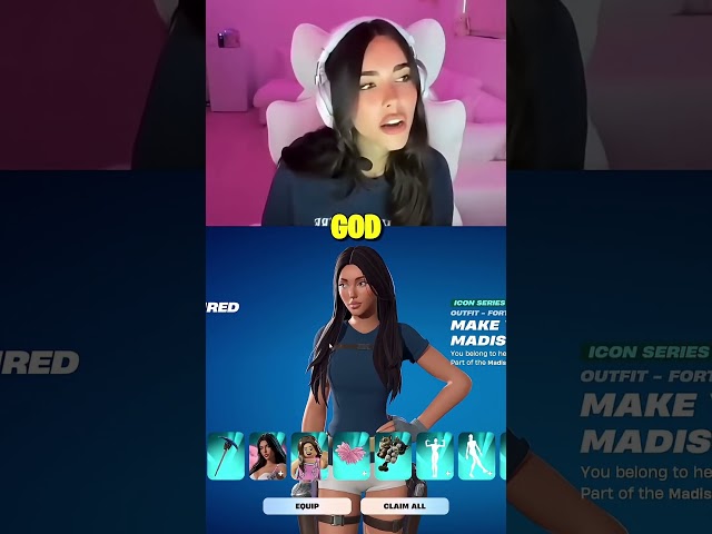 Madison Beer leaks admin code to get MADISON BEER SKIN for FREE in Fortnite Chapter 7 (tutorial)