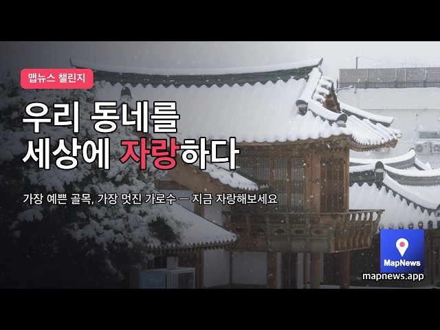 노래·춤 챌린지는 넘쳐도, '우리 동네' 챌린지는 없잖아요 | 맵뉴스