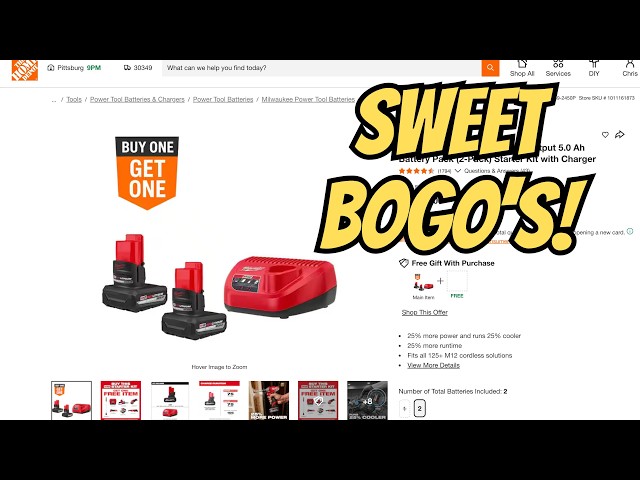 TONS of Milwaukee Tool Deal BOGO's At Home Depot & DeWALT Buy More Save More