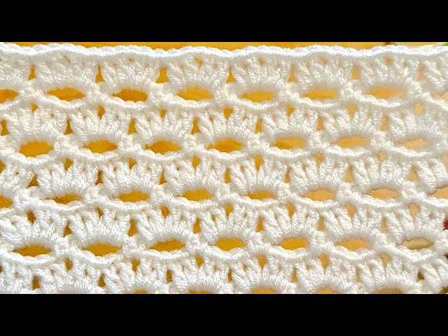 Amazing Easy Crochet Pattern for Baby Blankets & Shawls | Beautiful Crochet Stitch for Beginners