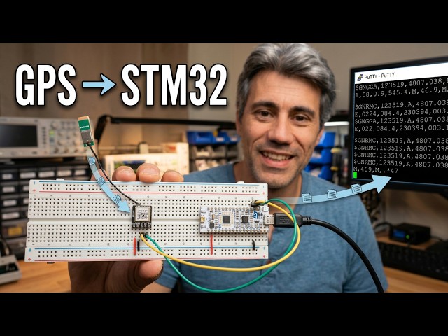 How to Read GPS Data with STM32 Using USART | Bare-Metal