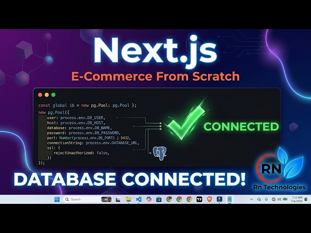 Next.js Tutorial #44 Full Stack E-Commerce  — Google OAuth + PostgreSQL (Neon) + Tailwind