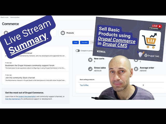 Summary: Sell Basic Products using Drupal Commerce in Drupal CMS