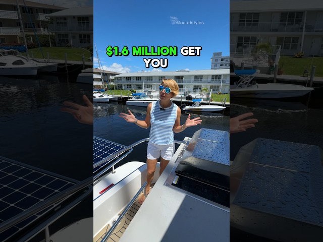$1.6M Home to Cruise the World 🌎⬆️Full Tour⬆️ #yachts #sail