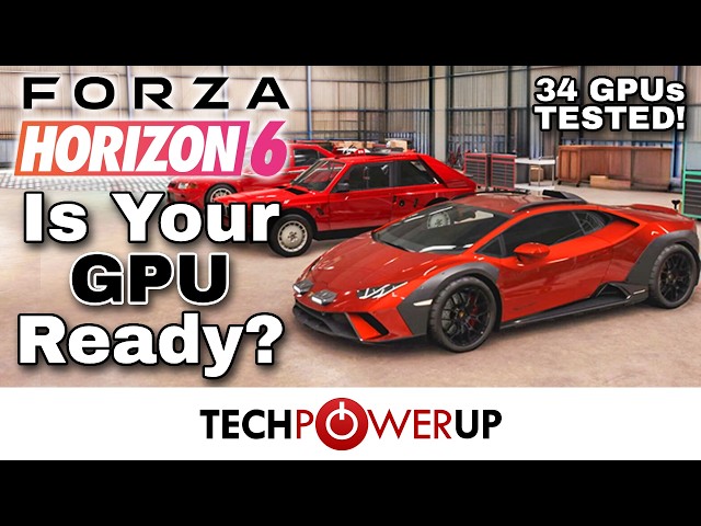 Forza Horizon 6 - 34 GPU Performance Review
