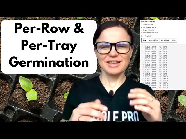 AI Germination Counting: Automate Seedling Tray Rates (240-cell) — Fast, Accurate Demo