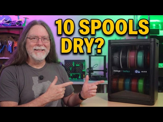 Can This Cabinet Keep 10 Spools of Filament Dry?