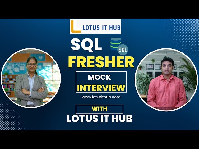 SQL Mock Interview | SQL Interview for Fresher |Frequently asked SQL interview questions | Sql Mock