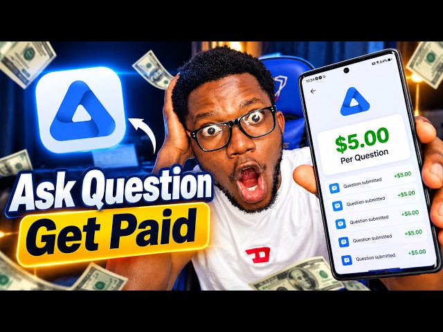 Get Paid To Ask Questions On This AI website | I Tried It