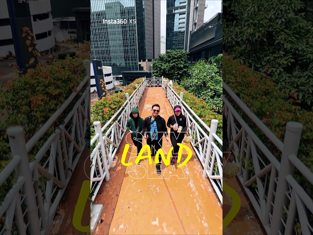 Kalau hari ini bebas, ke mana? #Insta360X5 @insta360 #Insta360SkyLandSea