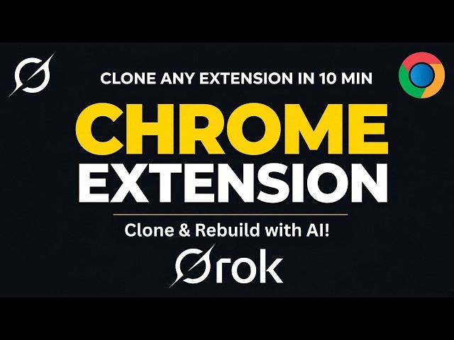 Clone ANY Chrome Extension in 10 Minutes with FREE AI (Grok & Claude)