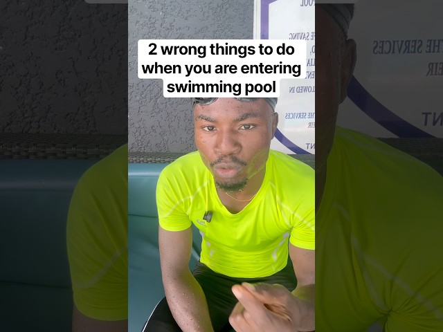 Stop going to the pool the wrong way watch till the end #channelswimmer #shorts #swimming