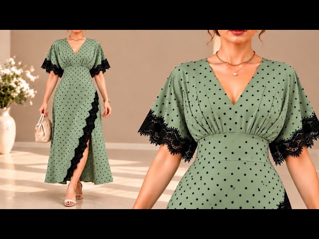 How to Sew a Designer Dress? 👗 | Step-by-Step Pattern Making for Beginners ✂️
