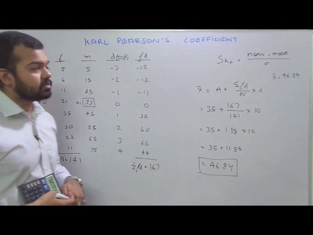 Karl Pearson's coefficient of Skewness | Learn Economics on Ecoholics
