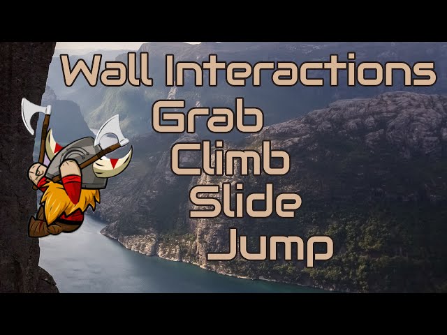 Wall Interactions in Unity : Grab, Climb, Slide and Jump  (2D Platformer Tutorial Part5)