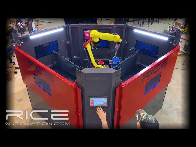 Dual Zone 45 Degree Robotic Welding Cell