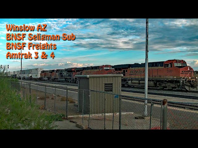 Winslow, AZ | BNSF Seligman Sub, MP 285.3 - East | SouthWest RailCams LIVE