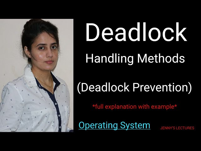 Lec21 Deadlock handling  methods | Deadlock Prevention | Operating System