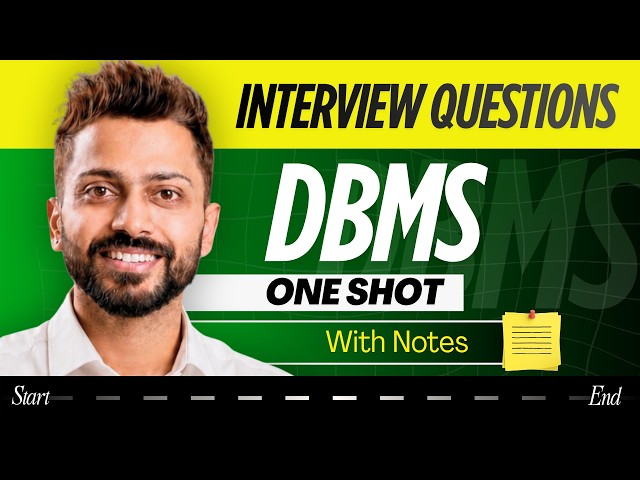 Complete DBMS Interview Question in One Shot | Placement Revision | Database Management system