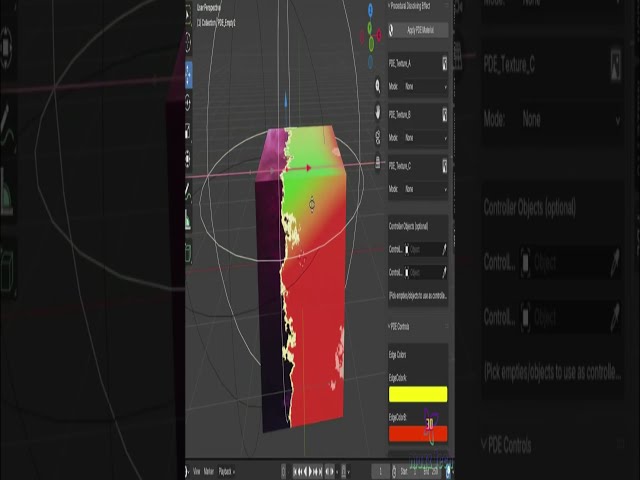 Procedural Dissolving Effect #shorts