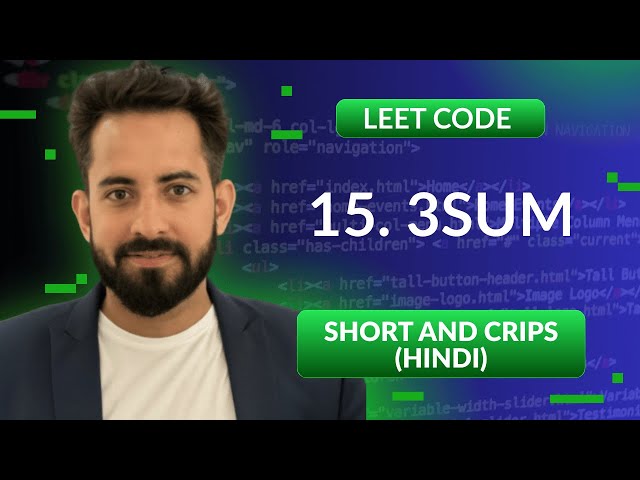 Leetcode 15. 3Sum | Hindi | Python | Leetcode | Optimized way