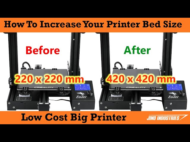 Extender kit increases an 3D print bed from 200 x 200mm to 400 x 400mm For creality, Anet, Geeetech