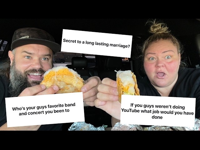 A very chaotic mukbang w/ my baby! (Q&A)