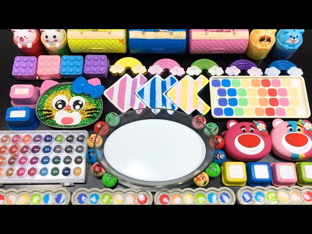 RELAXING SLIME WITH CLAY VS MAKEUP VS GLITTER ! Mixing Random Things Into Slime !!!