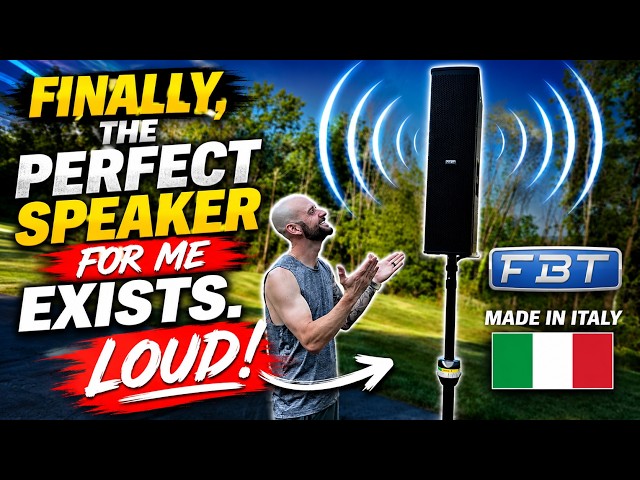 I FINALLY Found the PERFECT Speaker for me! FBT CLA206A (Made in Italy)