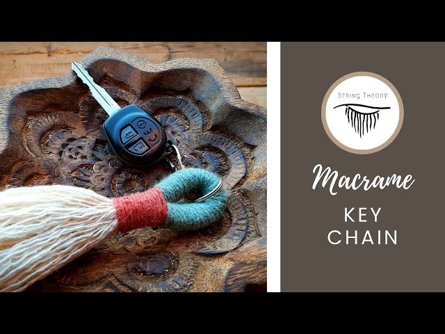 Simple Macrame Tassel Keychain | Easy DIY Tutorial | Beginner Friendly