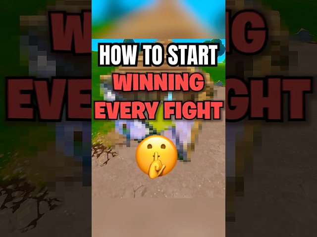 Use THIS one GENIUS Trick to Win Every Fight in Fortnite! 👀