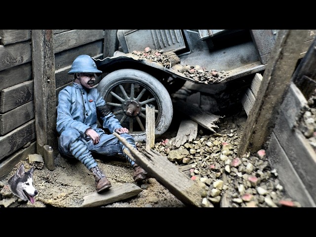 When All-In-One Painting Works Magic: 1/35 WWI Trench Diorama Build & Paint