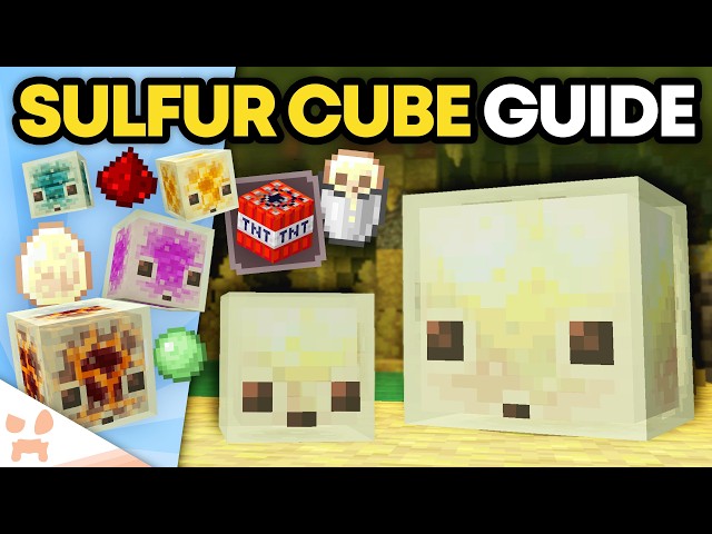 EVERYTHING ABOUT THE SULFUR CUBE IN THE NEW MINECRAFT UPDATE! (Farms, Secrets, Drops + More)
