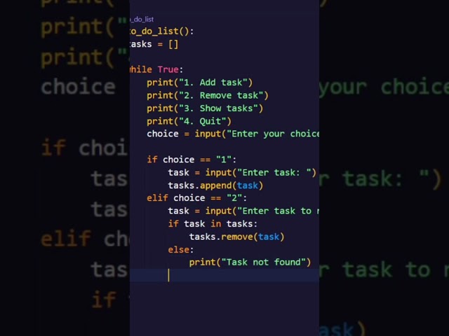 Todo list app in 15sec using Python | python projects for beginners | #python #programming #coding