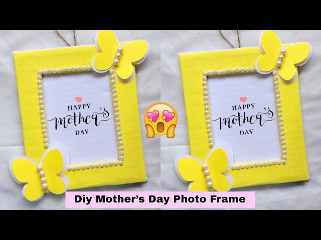 Diy mother's day gift idea/photo frame making ideas for mother's day/mother's day gift making idea