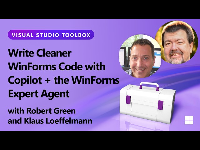 Write Cleaner WinForms Code with Copilot and the WinForms Expert Agent
