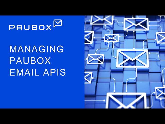 Managing Paubox Email API setup