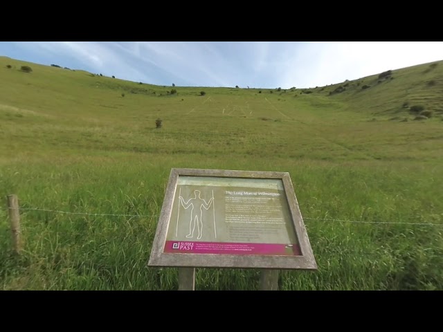 VR 180 Vuze XR  View of Long Man of Wilmington