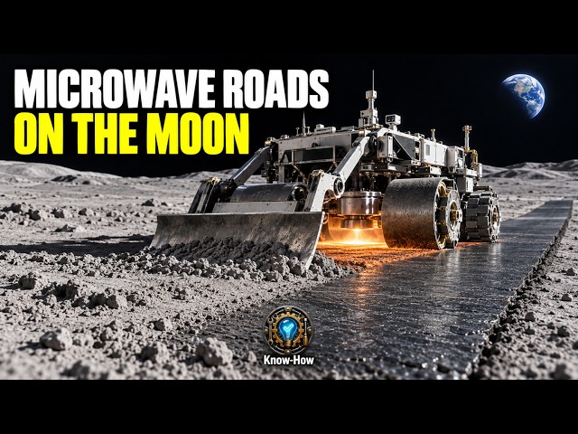 How NASA Could Build Roads on the Moon With Microwaves