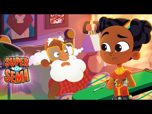 SICK DAY 🤒 No School for Super Sema | Cartoons for kids