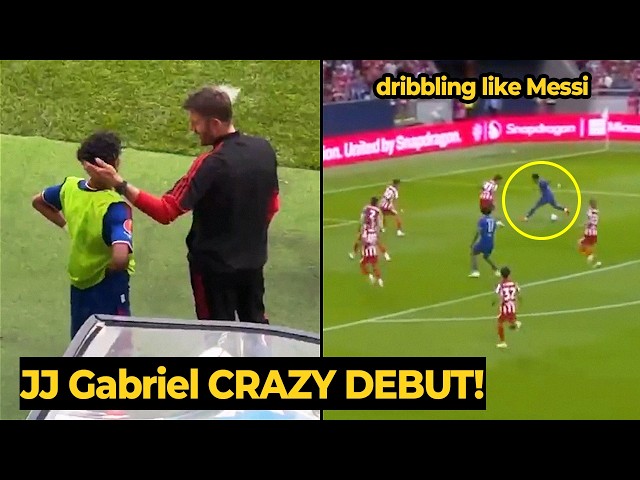 JJ Gabriel's DEBUT vs Atletico Madrid SHOCKED Carrick!