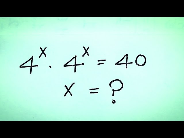 Solve for x in this nice Algebra equation | Math Olympiad Mathematics