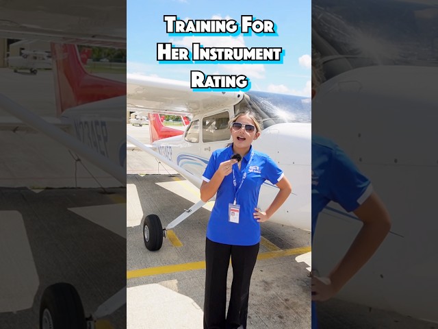 Training For Her Instrument Rating #pilot #aviation #fly #flighttraining #careeropportunities