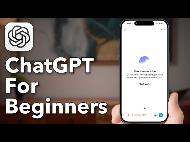 ChatGPT For Beginners (iPhone Tutorial)