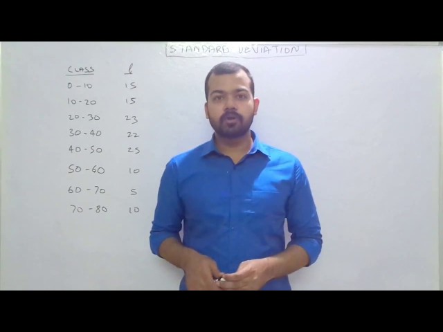 Standard Deviation Continous series | Learn Economics on Ecoholics